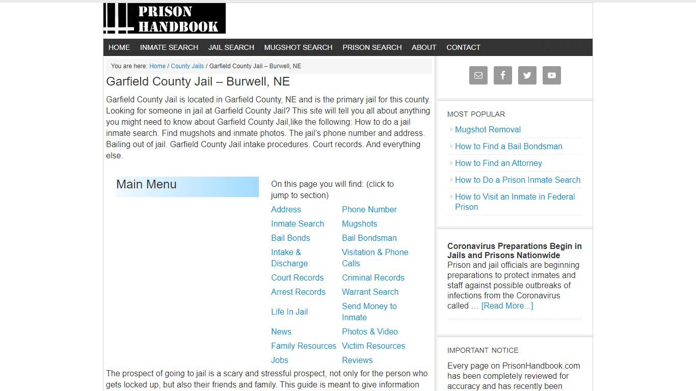 Garfield County Jail – Burwell, NE